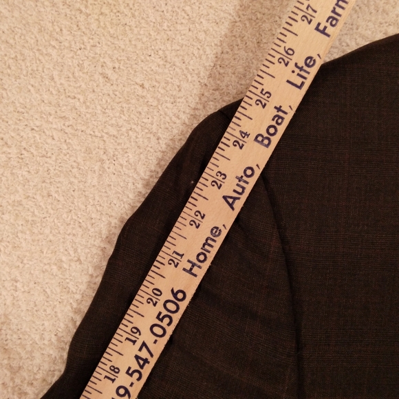 Michael kors MK 100% wool sport coat blazer mens size 40R dark gray 2 button - Picture 12 of 12